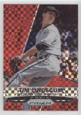 2015 Panini Prizm Red Power Prizm 12/125 Tim Lincecum #4 fm0