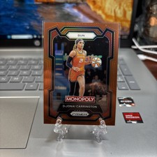 2024 WNBA Panini Monopoly Prizm #17 Dijonai Carrington Sun Orange Prizm /124