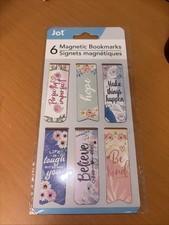 NEW Set of 6 Inspirational Magnetic Bookmarks