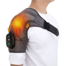 Electric Heating Shoulder Massage Belt Back Shoulder Brace Shoulder Support Adju