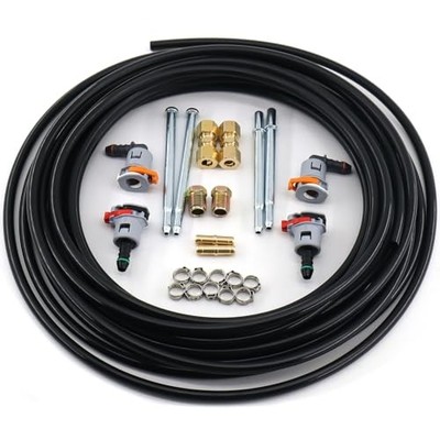5/16 Fuel Line Repair Kit 5/16 in (8mm), Nylon Fuel Line Replacement Kit 23 Pack