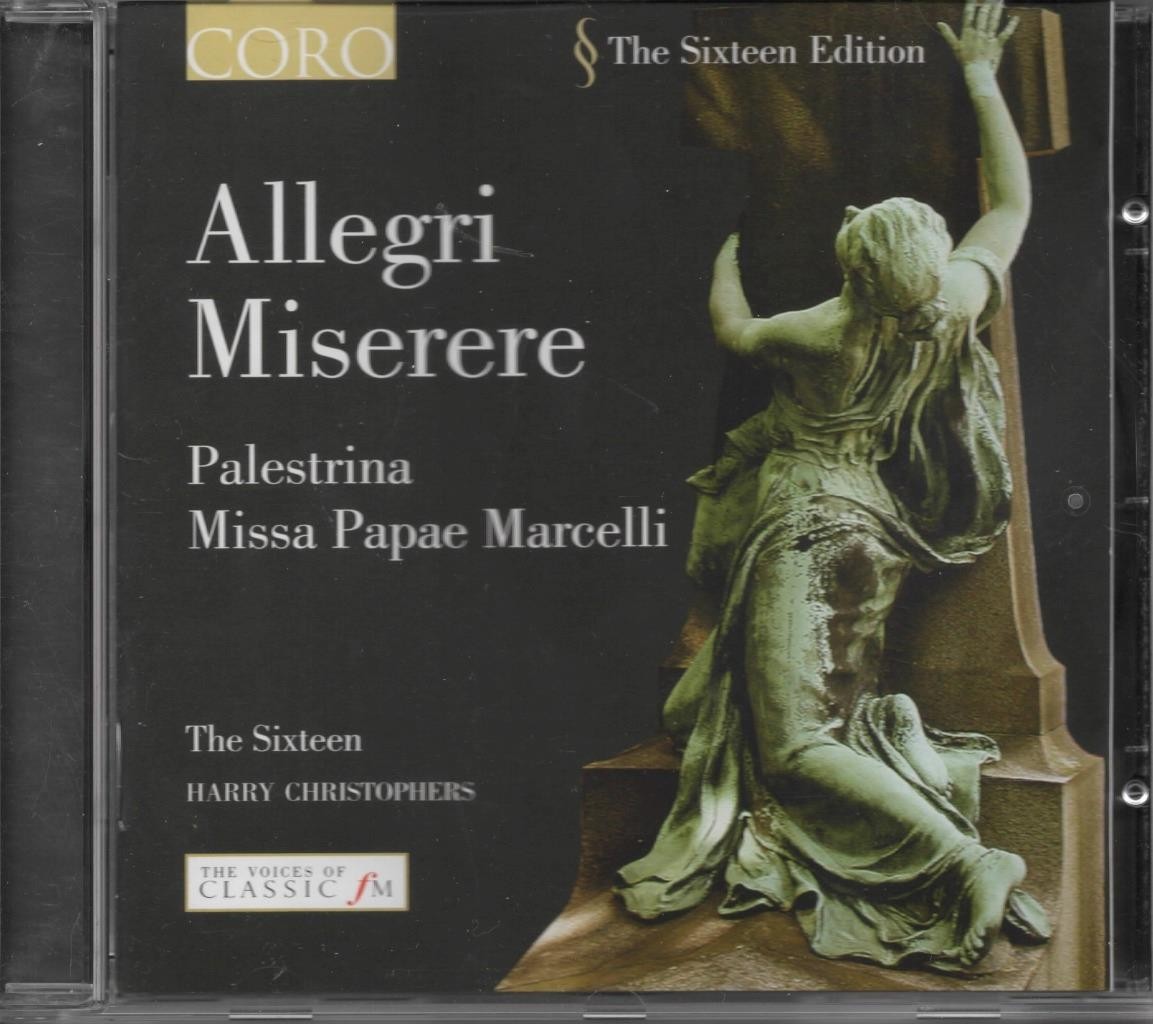 ALLEGRI Miserere + Lotti Palestrina  THE SIXTEEN H CHRISTOPHERS  CORO CD