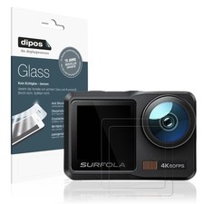 2x Protective Film for Surfola Action Cam 4K Flexible Glass Protection