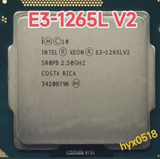 Intel Xeon E3-1265L V2 2.50 GHz L3 8M 4-Core LGA1155 GPU 45W CPU Processor