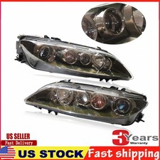 Headlight Set For 2006 2007 2008 Mazda 6 Driver Passenger Sides