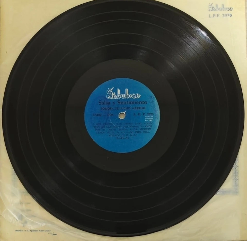 Demonios Del Salado- La Salsa llegó Rare Cover Salsa Guaguanco 1972 VG+ - Image 3 of 3