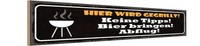 Holzschild 10X46 Cm Hier Wird Gegrillt Bier Bringen Spruch Zitat Deko Geschenk H
