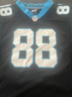 NFL Jersey GREG OLSEN #88 Panthers Home Black BOYS/YOUTH Large/L