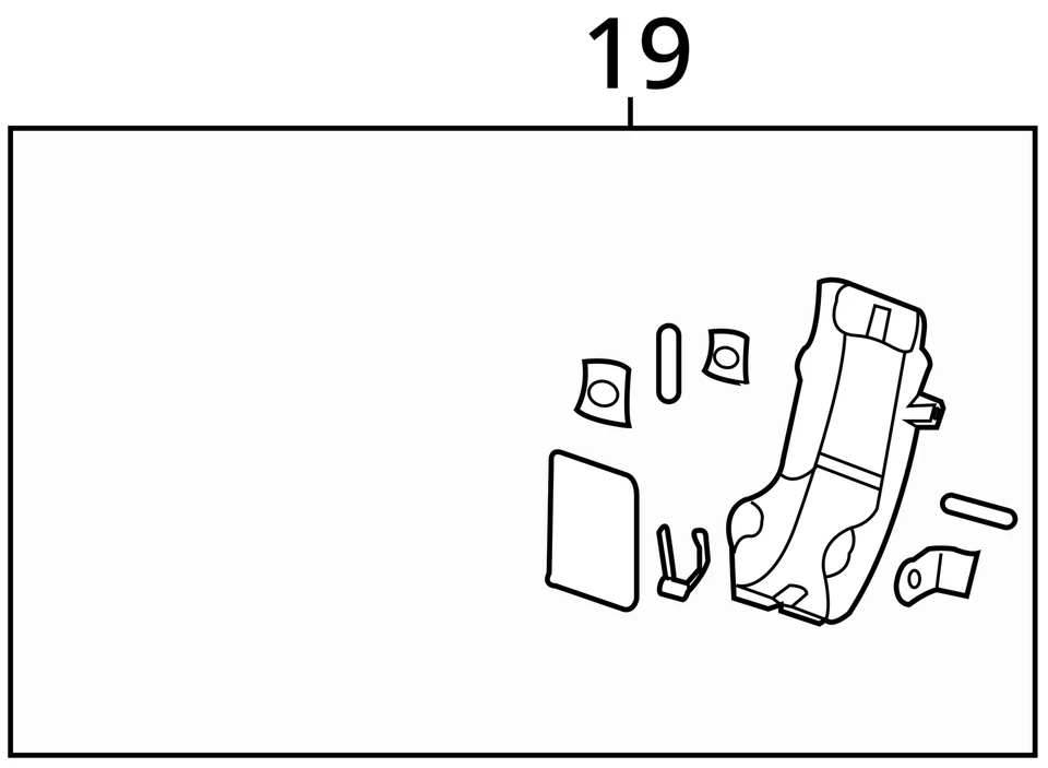 ADEQUADO PARA * 06-11 APOIO DE BRAÇO CADILLAC DTS 20984407 - NOVO FABRICANTE DE EQUIPAMENTO ORIGINAL - Imagem 4 de 4