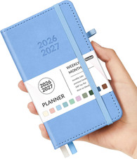 Pocket Planner 2026-2027, Weekly Monthly Planners for Purse, 3.5" X 6", July 202