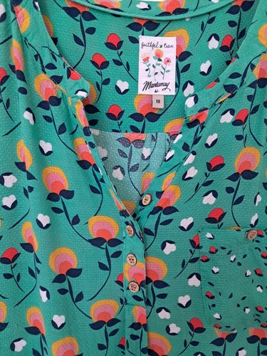 Mantaray ~ Floral Blouse ~ Size 18 ~ Lovely! ~ Look! ❤️ - Picture 3 of 8