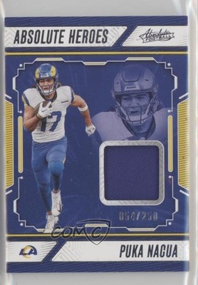2024 Panini Absolute Heroes Memorabilia 54/250 Puka Nacua #AHM-PNA 1co7