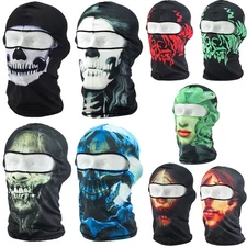 Unisex Halloween Cosplay Costume Balaclava Ski Face Mask Ghost Skull Face Mask