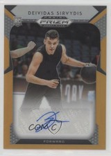 2019 Panini Prizm Draft Picks Neon Orange 31/125 Deividas Sirvydis #37 Auto 0b67
