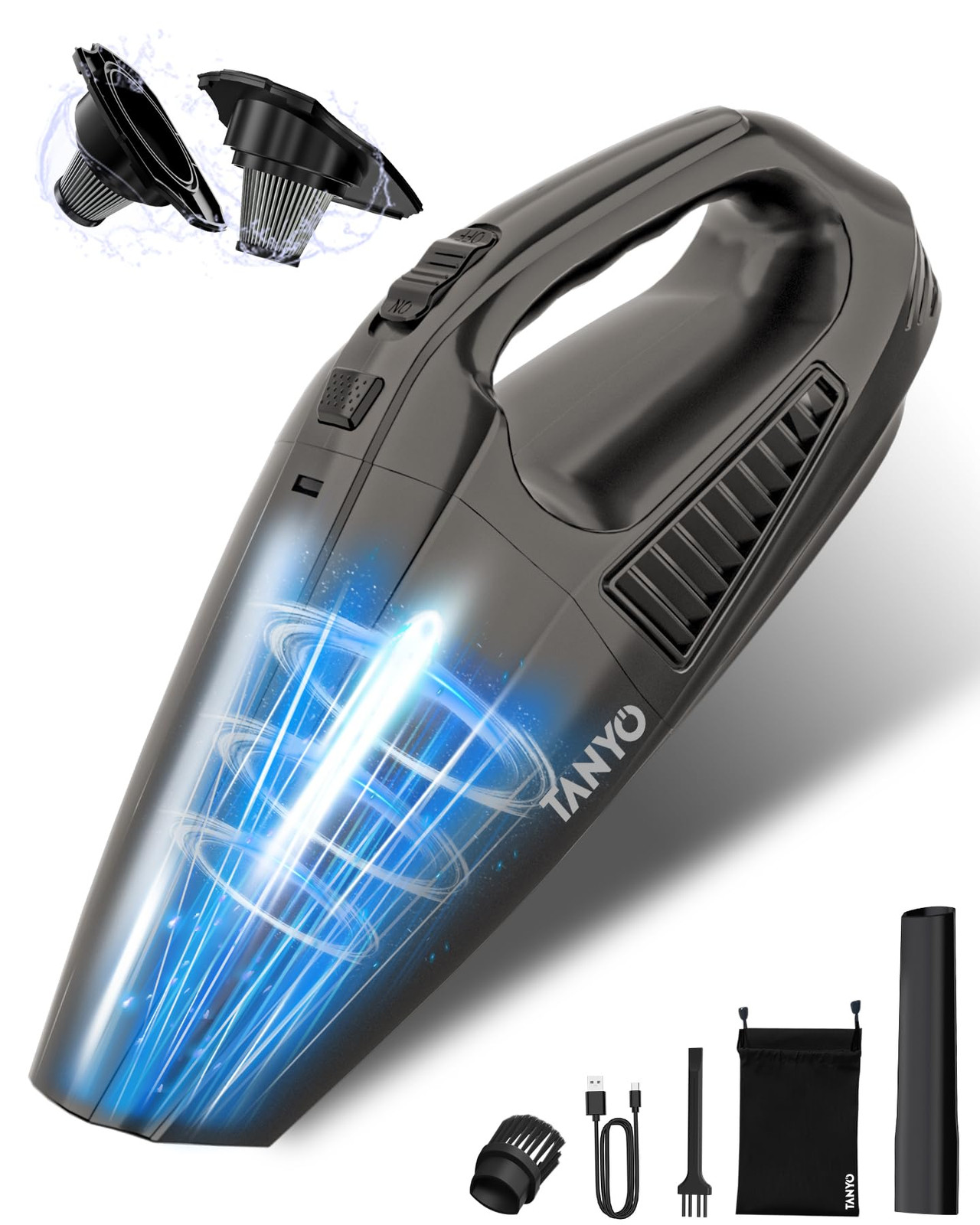 Handheld Vacuum Cleaner Cordless 12000 Pa, Brushless Portable Car Vacuum with...