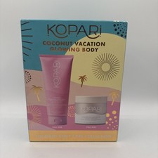 KOPARI Coconut Vacation Glowing Body Care 2-PC Collection- Full Sizes-NIB