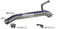 Abgasrohr Ernst 061414 FüR Opel Astra P10 GTC Cdti