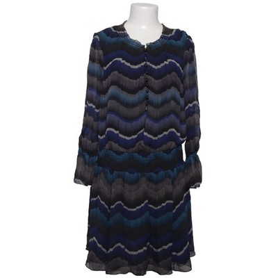 Diane von Furstenberg, Kleid, Größe: 36, Blau/Schwarz/Grau, Polyester/Seide #nip