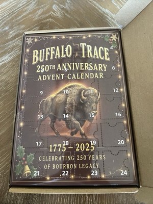 Buffalo Trace Bourbon Ornament Advent Calendar 2025, 250th Anniversary