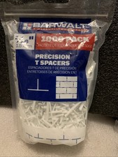 Tile Spacers 1000 pieces 1/16" T-Spacers Made In USA