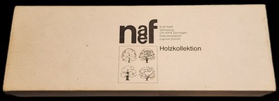 Vintage Naef Holzkollektion Wood Woodworkers Sample Reference Collection