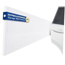 H1 Garage Wall Protector Car Door Wall Protector, Tool-Free, 2 Pack White