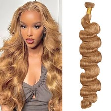 Loose Deep Honey Blonde 27 Virgin Brazilian Human Hair 1 3 Bundles deal