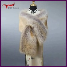 Scialle 32 colori 165*30 cm donna lusso caldo pelliccia di volpe sintetica inverno donna peluche