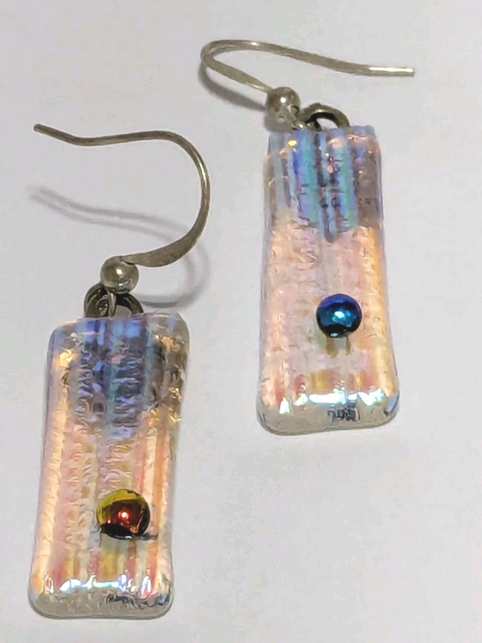 Multicolor Iridescent Dichroic Rectangular Glass … - image 4