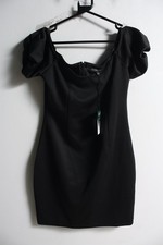 Guess Womens Satin Little Black Dress - Size L Large NEW (i43)