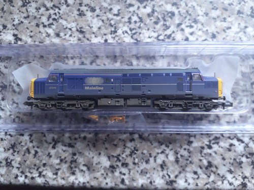 Graham Farish 371-472 Class 37/0 Nr. 37242 in Mainline Freight blau (verwittert). | Zustand: New: Other (See Details)