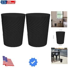 Space-Saving 1.8 Gallon Recycling Bin - Stylish 2-Pack for Compact Spaces