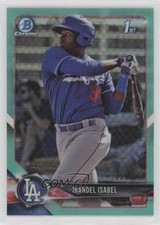 2018 Bowman Chrome Prospects Aqua Refractor 118/125 Ibandel Isabel #BCP47 i5q