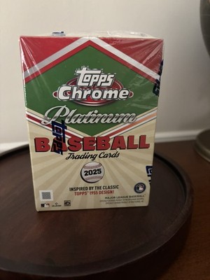 2025 TOPPS CHROME PLATINUM BASEBALL VALUE BLASTER BOX MLB - New / Sealed