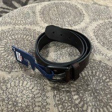 Levi's Denizen Men's Brown Genuine Leather Belt 34-36 Medium NWT Casual Dress