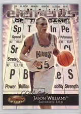 2000-01 Bowman's Best Elements of the Game Jason Williams #EG11