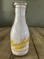 Pyro Pint Milk Bottle Bona Vista Farms Hamburg Pa. Berks