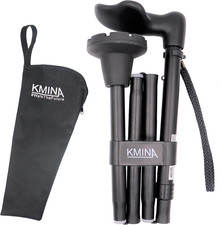 Ergonomic Walking Cane for Women and Men Left Handed , Anatomical Palm Grip, Ad