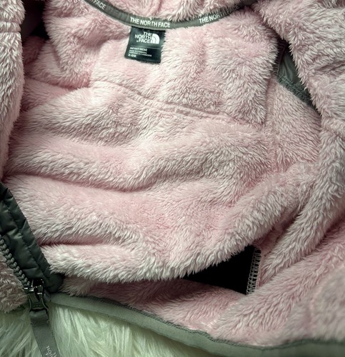 Giacca in pile con cappuccio rosa The North Face bambina taglia 3-6 mesi - Foto 5 di 5