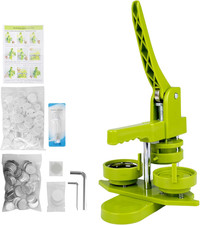 Macchina per Bottoni Da 32 Mm Con 100 Pezzi per Bottoni, Taglia Quadri E Cerchi,