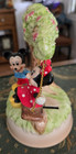 Vintage Disney Mickey & Minnie Mouse On A Swing Porcelain Music Box Working — photo 5