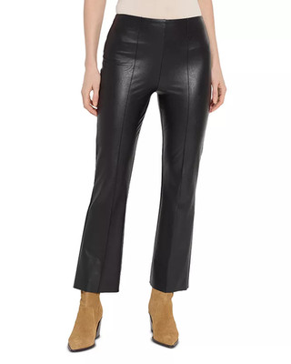 LYSSE Faux Vegan Leather High Waist Ankle Pants : Black - Women's XS