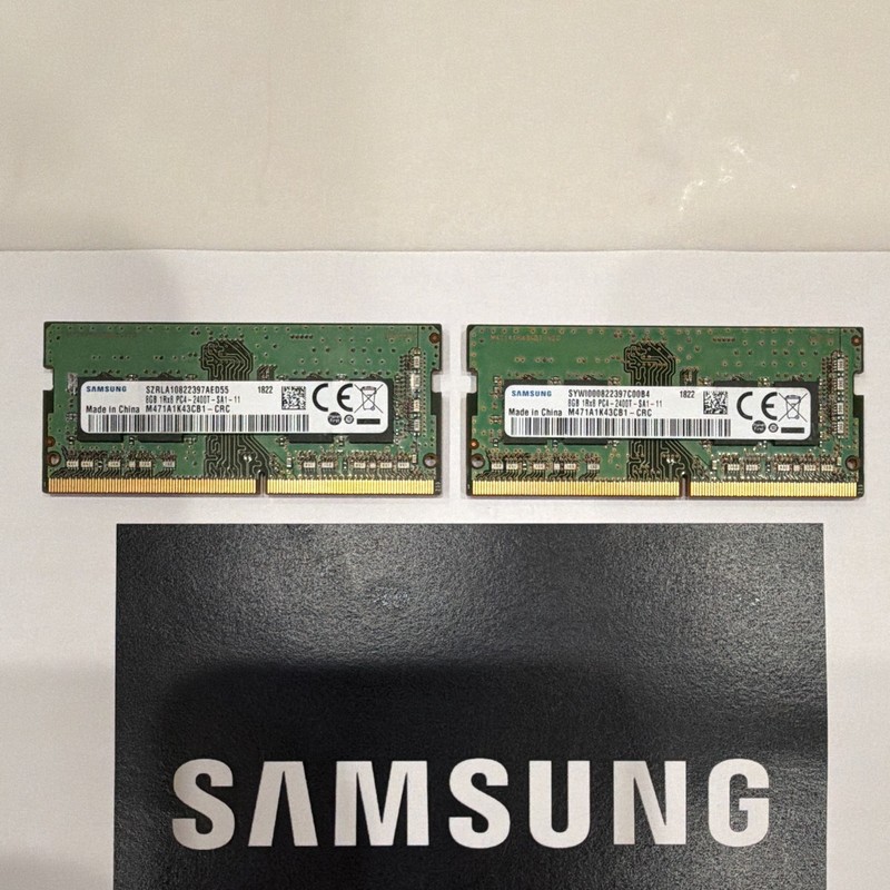 Samsung 16GB (2x8GB) DDR4 SO-DIMM PC4-2400T 260-Pin Non-ECC M471A1K43CB1