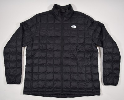 NWOT Mens The North Face THERMOBALL Eco Jacket $200 XL black puffer packable
