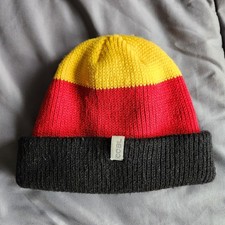 Coal Beanie Hat Cap OFSM Adult Black Red Yellow Knit Cuff Winter Outdoors