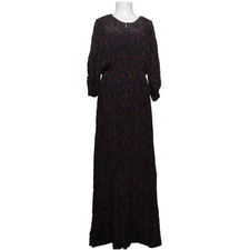 Attic and Barn, Kleid, Größe: 40, Blau/Orange/Schwarz, Seide, Damen #TVD