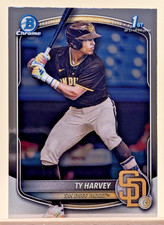 Ty Harvey San Diego Padres 2025 1st Bowman Draft Chrome #BDC-58