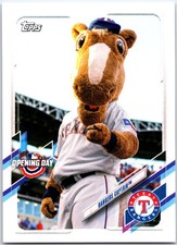 2021 Topps Opening Day #M-19 Rangers Captain Mascots