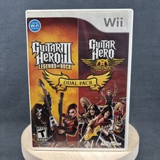 Nintendo Wii - Guitar Hero III & Aerosmith Dual Pack - Complete - Refurbished VG