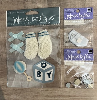 Jolees By You Boutique Vintage Baby Boy Blue Diaper Pins Newborn Embellishments
